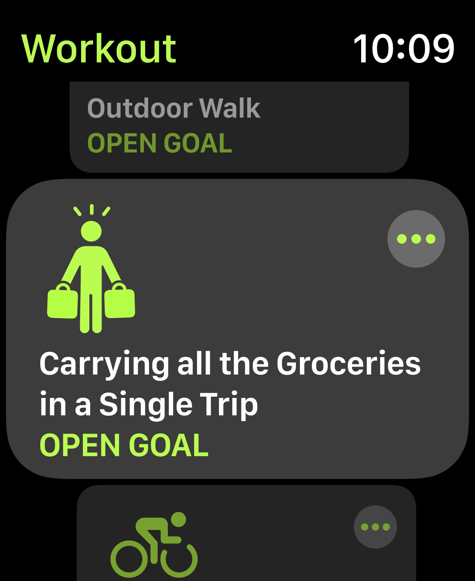Carring all the groceries
