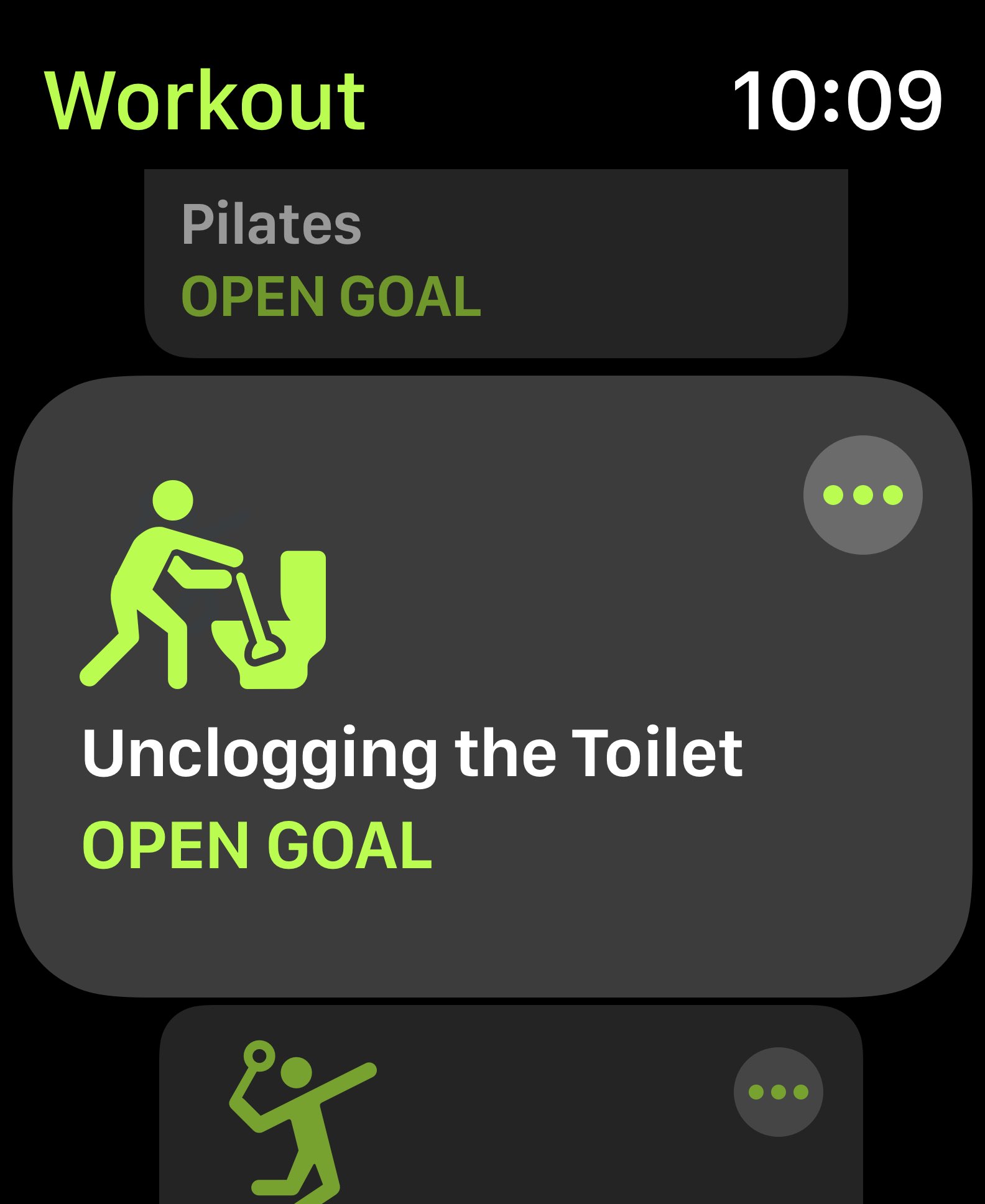 Unclogging the toilet