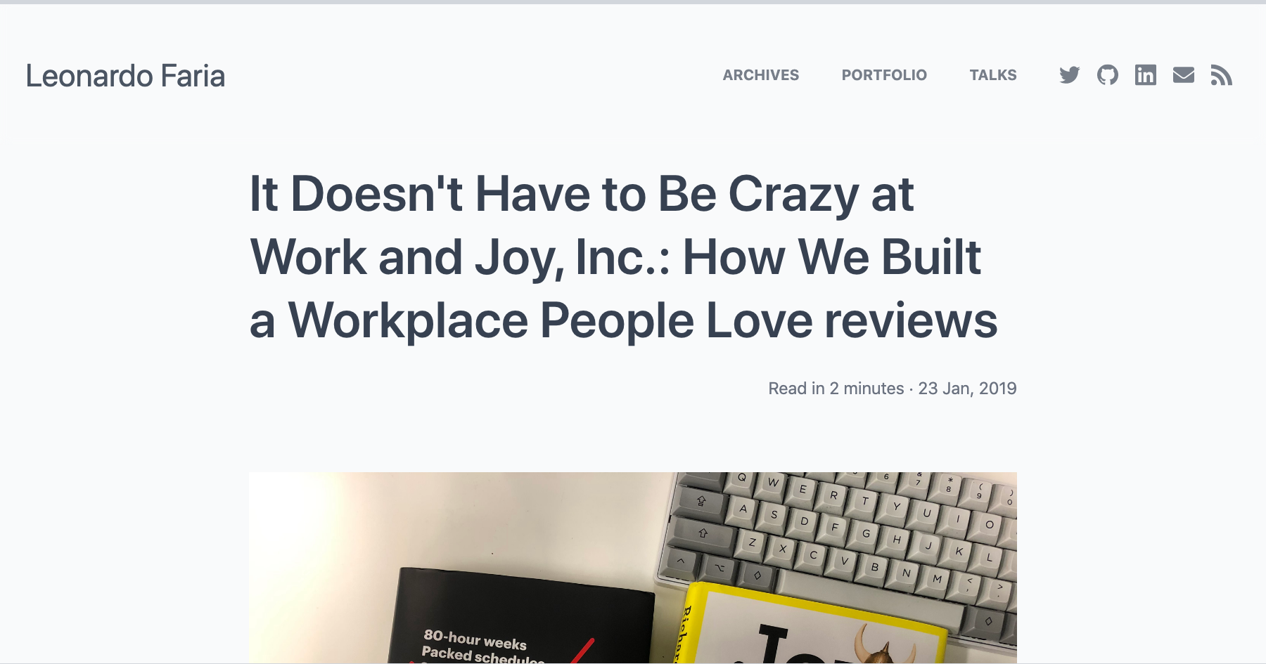 It Doesn't Have To Be Crazy At Work And Joy, Inc.: How We Built A ...