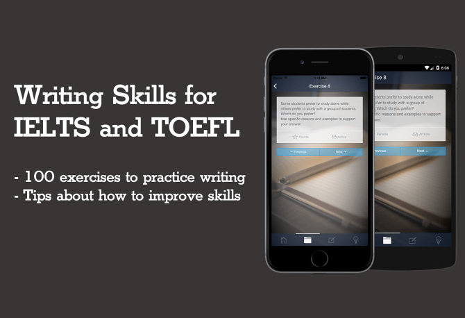 Writing for IELTS and Toefl screenshot